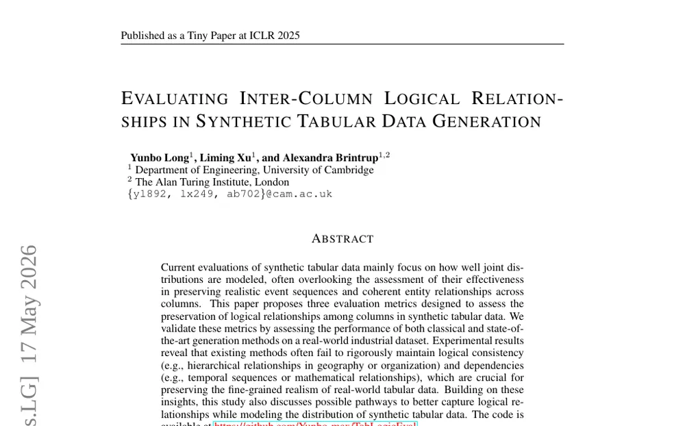 Inter-column logical relationships paper
